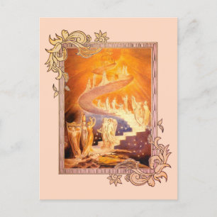 Jacob's droom van William Blake Briefkaart