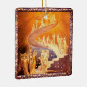 Jacob's droom van William Blake Ceramic Ornament (Rechts)