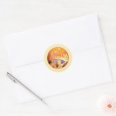 Jacob's droom van William Blake Classic Round Stic Ronde Sticker (Envelop)