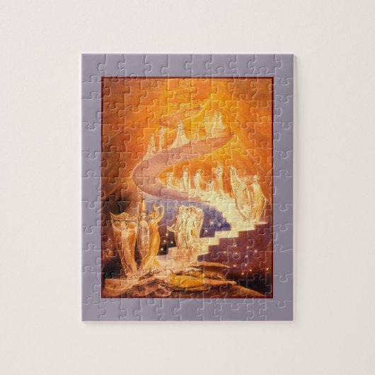 Jacob's droom van William Blake Jigzaag Puzzle Legpuzzel (Verticaal)