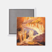 Jacob's droom van William Blake Magneet (Voorkant / Achterkant)
