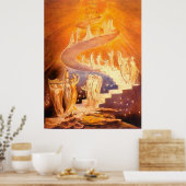 Jacob's droom van William Blake Poster (Keuken)