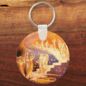 Jacob's droom van William Blake Sleutelhanger (Voorkant)