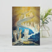 Jacob's Ladder by William Blake Bedankkaart (Staand voorkant)