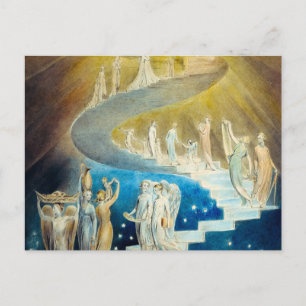 Jacob's Ladder by William Blake Briefkaart