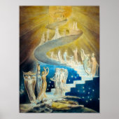 Jacob's Ladder by William Blake Poster (Voorkant)