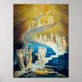 Jacob's Ladder by William Blake Poster (Voorkant)
