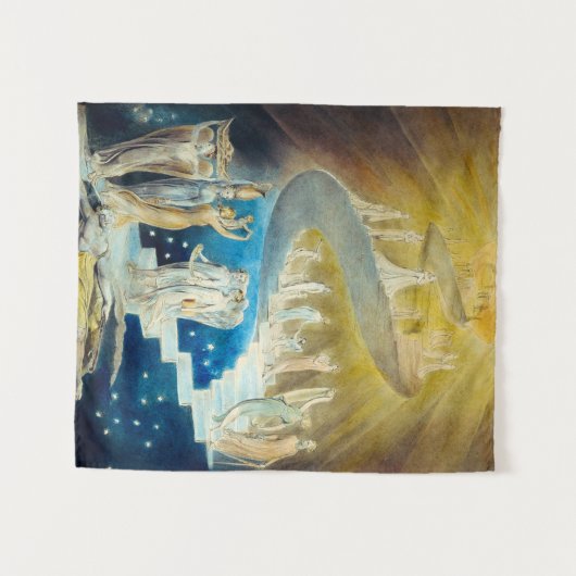 Jacob's Ladder by William Blake Wandkleed (Voorkant (horizontaal))