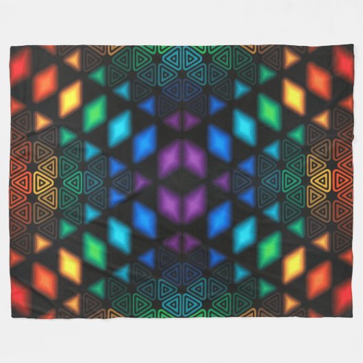 Jacob's Ladder Fleece Deken (Voorkant (Horizontaal))