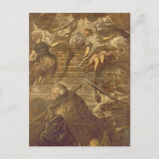 Jacob's Ladder (olie op doek) Briefkaart (Voorkant)