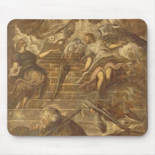 Jacob's Ladder (olie op doek) Muismat (Voorkant)