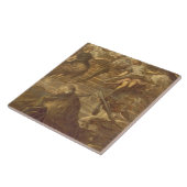 Jacob's Ladder (olie op doek) Tegeltje (Zijkant)