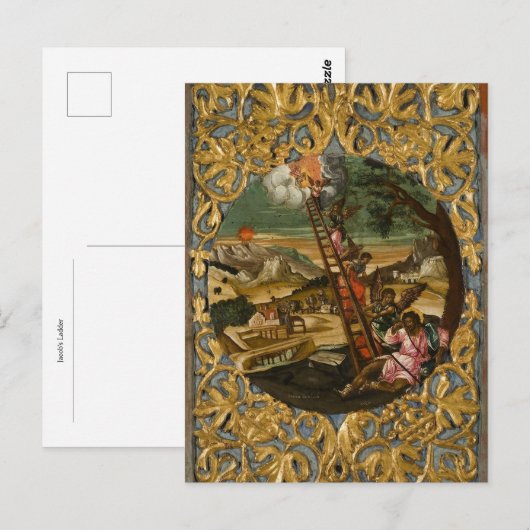 Jacob's Ladder Orthodox Christelijk Icoon Briefkaart (Voorkant / Achterkant)