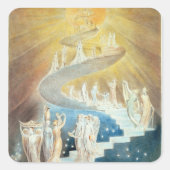 Jacob's Ladder Vierkante Sticker (Voorkant)