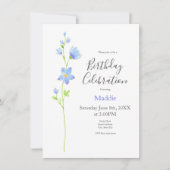 Jacob's Ladder Waterverf Flower Kaart (Voorkant)