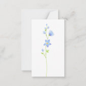 Jacob's Ladder Waterverf Flowers Notitiekaartje (Voorkant)