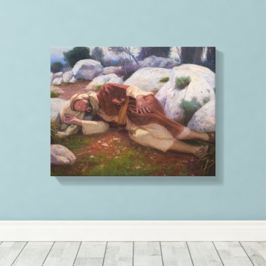 Jacob's Rest Canvas Print (Insitu (Houten vloer))