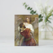 Jacob's strijd met de engel door Rembrandt Briefkaart (Staand voorkant)