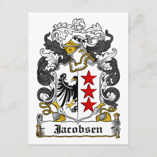 Jacobsen Family Crest Briefkaart