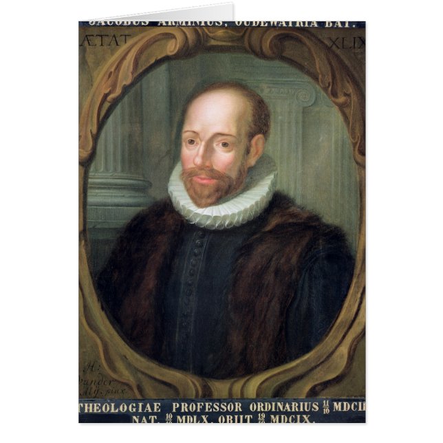 Jacobus Arminius, professor Theologie (Voorkant)
