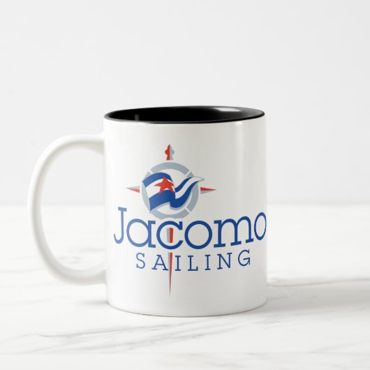 Jacomo Sailing Club Tweekleurige Koffiemok (Links)