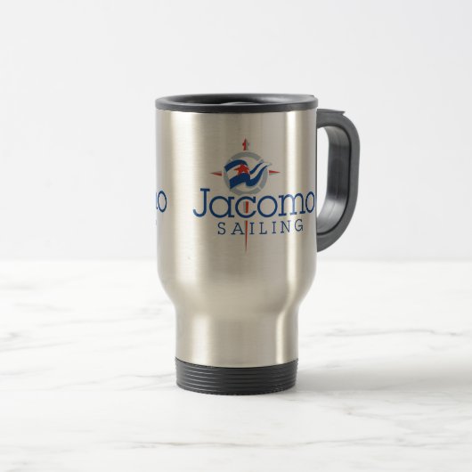 Jacomo Sailing Travel Mug Reisbeker (Voorkant rechts)