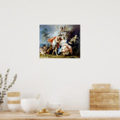 Jacopo Amigoni Bacchus en Ariadne Poster (Keuken)