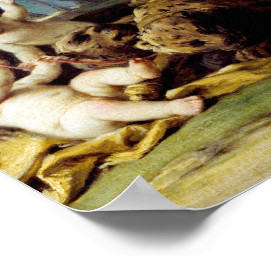 Jacopo Amigoni Bacchus en Ariadne Poster (Hoek)