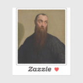 Jacopo Bassano - Portret van een Man met baarden Sticker (Vel)