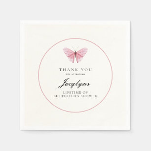 Jacqlyn's Lifetime of Butterflies Douche TYou V4 Servet