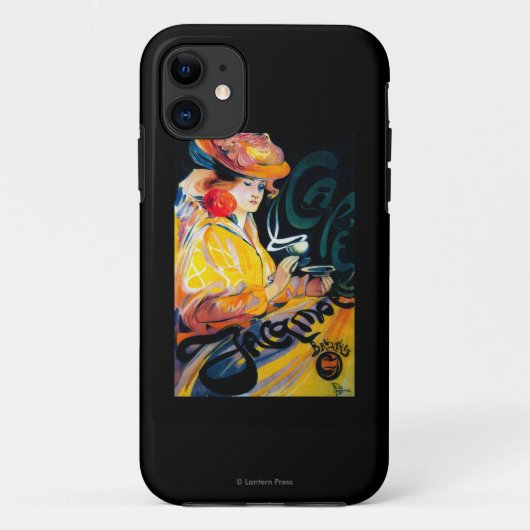 Jacqmotte Caf �  posterEurope Case-Mate iPhone Case (Achterkant)