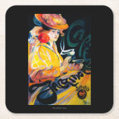 Jacqmotte Caf �  posterEurope Kartonnen Onderzetters (Voorkant)