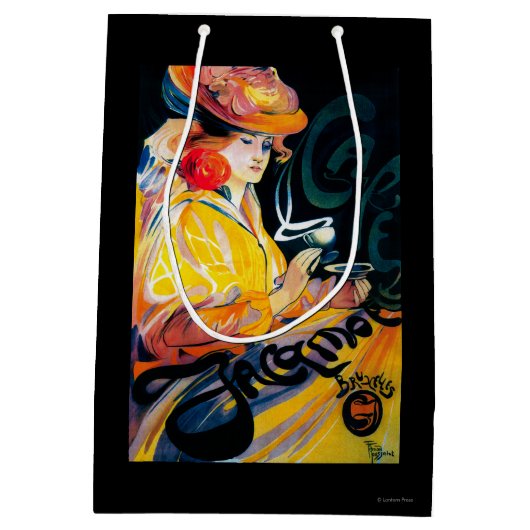 Jacqmotte Caf �  posterEurope Medium Cadeauzakje (Achterkant)