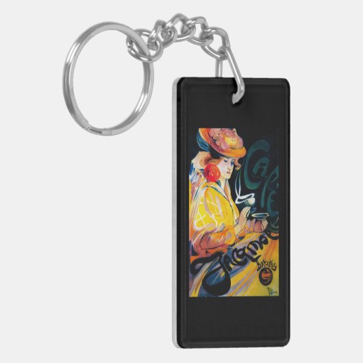 Jacqmotte Caf �  posterEurope Sleutelhanger (Voorkant Links)