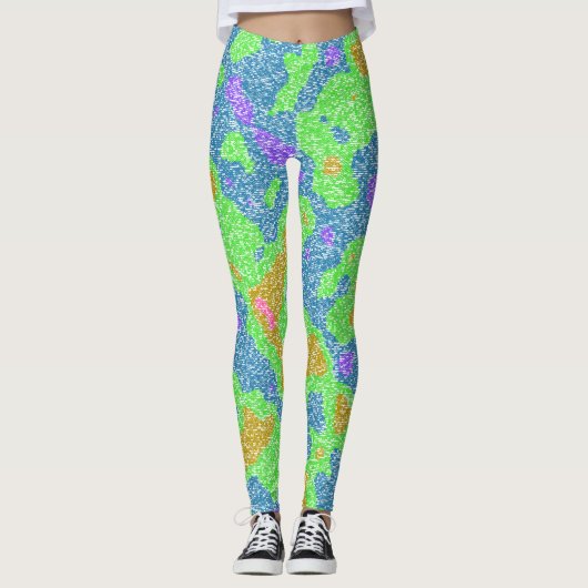 Jacquard Breipatroon  Leggings (Voorkant)