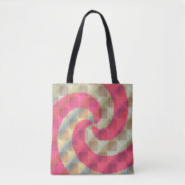 Jacquard Breipatroon Tote Bag