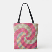 Jacquard Breipatroon Tote Bag (Achterkant)