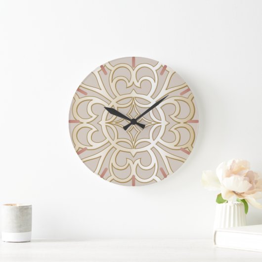Jacquard Impression Pattern Grote Klok (Huis)