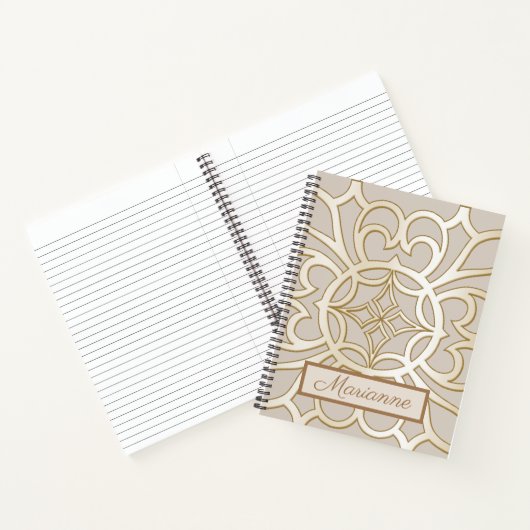 Jacquard Impression Pattern Notitieboek (Binnen)