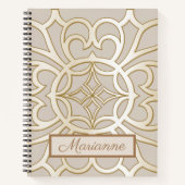 Jacquard Impression Pattern Notitieboek (Voorkant)