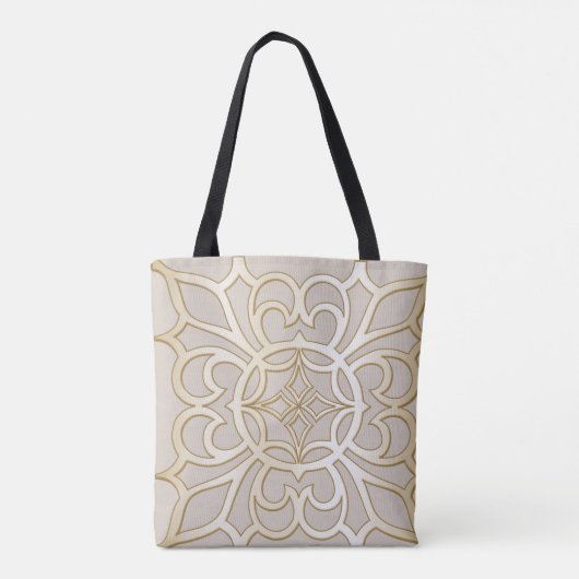 Jacquard Impression Pattern Tote Bag (Achterkant)
