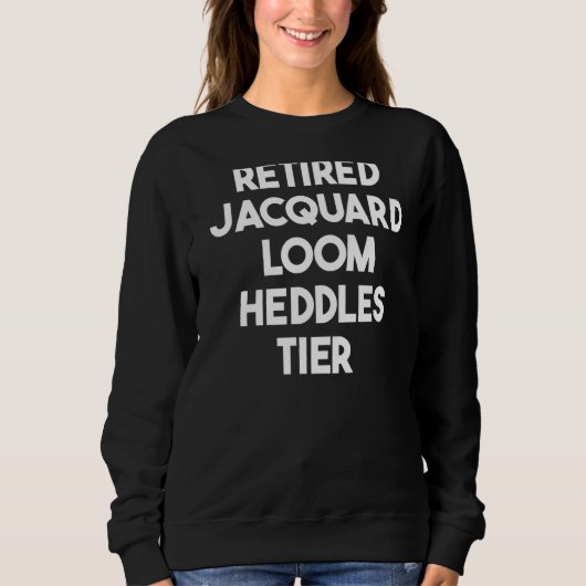 Jacquard Loom Heddles Tier in ruste Trui (Voorkant)