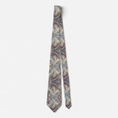 Jacquard namaakzijde | Luxe paisley heren- Stropdas (Voorkant)