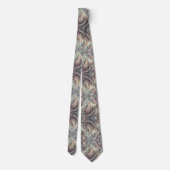 Jacquard namaakzijde | Luxe paisley heren- Stropdas (Achterkant)