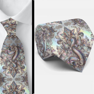 Jacquard namaakzijde Luxe paisley heren- Stropdas