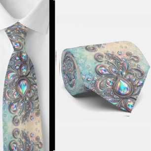 Jacquard namaakzijde Luxe paisley heren- Stropdas