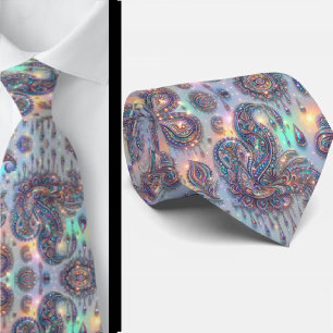 Jacquard namaakzijde Luxe paisley heren- Stropdas