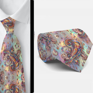 Jacquard namaakzijde Luxe paisley heren- Stropdas