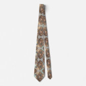 Jacquard namaakzijde | Luxe paisley heren- Stropdas (Voorkant)