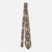 Jacquard namaakzijde | Luxe paisley heren- Stropdas (Achterkant)